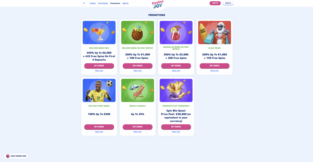 joy Bonuses