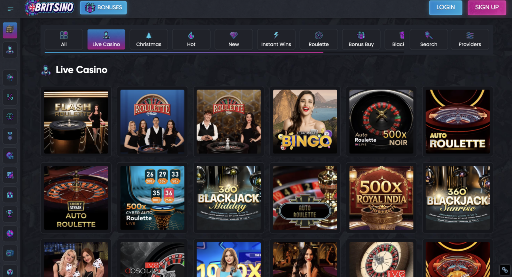 britsino Live Games
