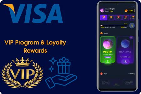 MyStake VIP levels and loyalty rewards dashboard