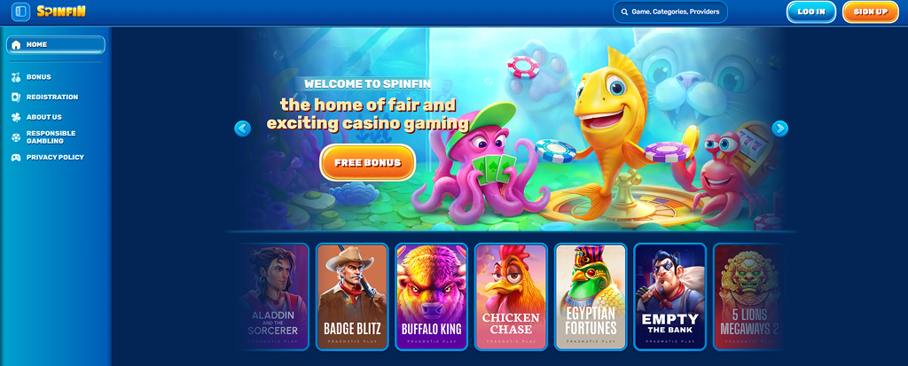 Spinfin Visa Casino