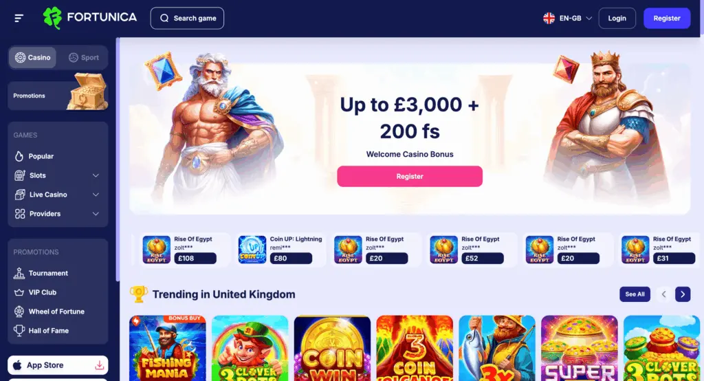 Fortunica casino